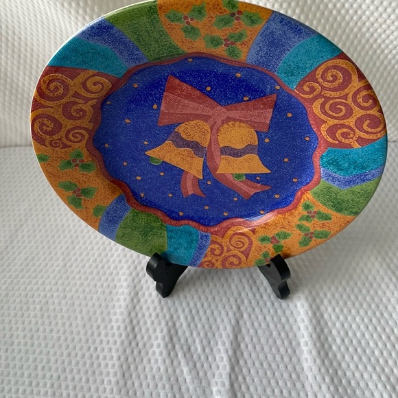 Potpourri Mix and Match Sango Holiday Bells Sue Zipkin Salad Plates. - Picture 2 of 10